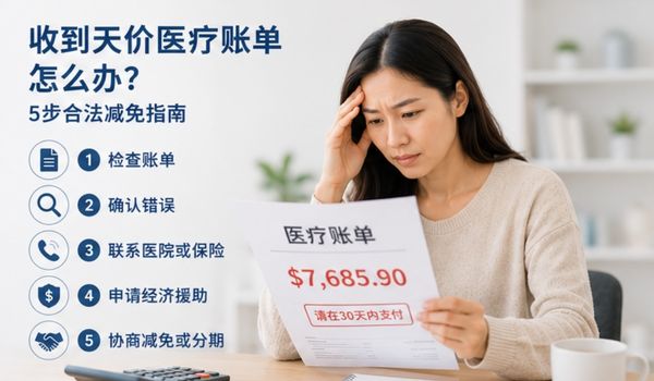 收到天价医疗账单怎么办？5步合法减免指南