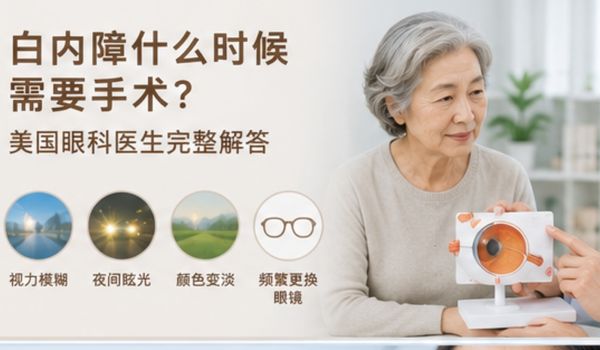 白内障什么时候需要手术？美国眼科医生完整解答