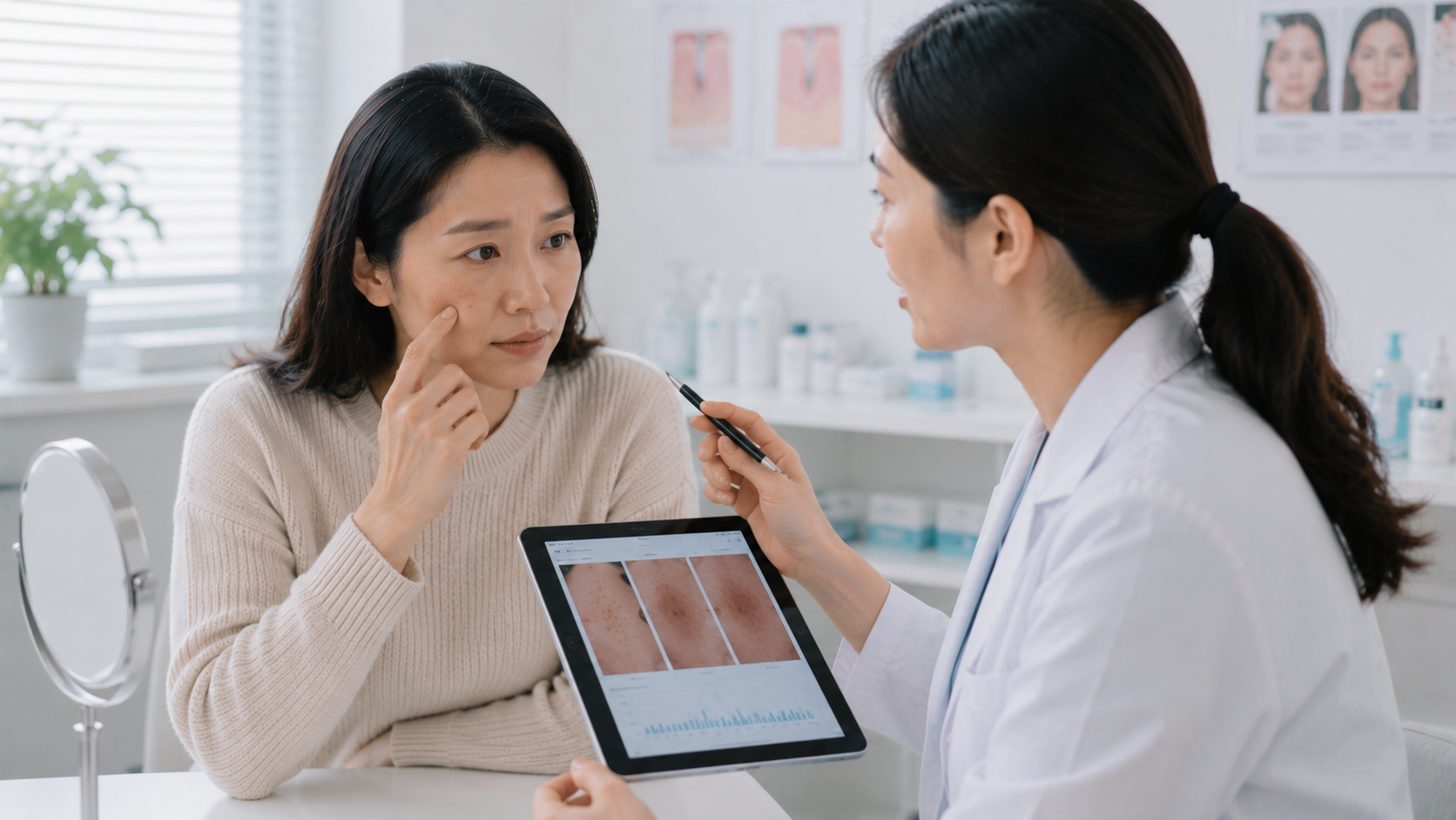 华人女性最怕的"色斑"：黄褐斑、雀斑、晒斑到底有什么区别