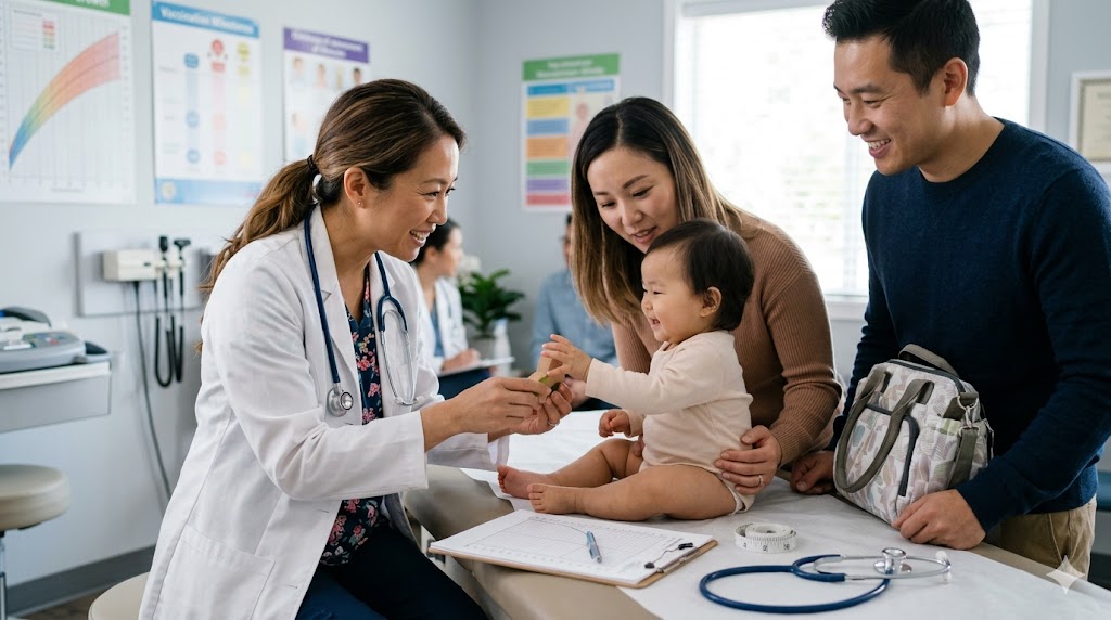 美国儿科 well-child visit 都查什么？华人新手爸妈 0-2 岁 就诊节奏全攻略