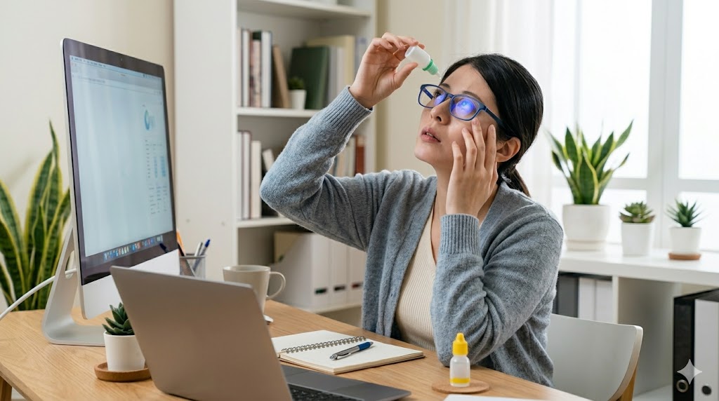 干眼症在美国怎么治？华人长期用电脑人群的滴眼液选择